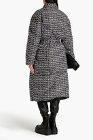 Thumbnail for your product : KHRISJOY Oversized belted printed shell down coat