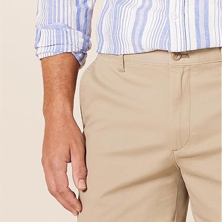 Amazon Essentials Mens 7" SlimFit Chino Short