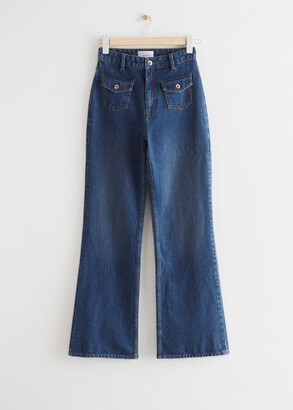 And other stories Flared Patch Pocket Jeans