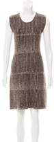 Thumbnail for your product : Calvin Klein Collection Sleeveless Knit Jacquard Dress