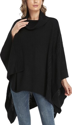 cape jumper with sleeves