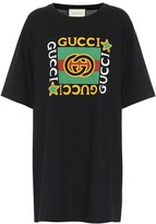 Thumbnail for your product : Gucci Logo oversized cotton T-shirt