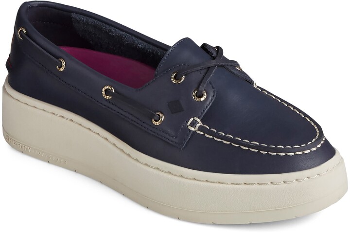 platform boat shoes
