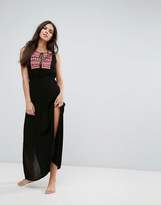 Thumbnail for your product : Liquorish Embroidered Maxi Beach Dress