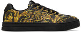 Thumbnail for your product : Versace Jeans Couture Black Court 88 Sneakers