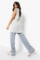 Thumbnail for your product : boohoo Soft Knit Longline jumper Vest
