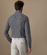 Thumbnail for your product : Reiss CECI FLORAL PRINTED SHIRT Navy