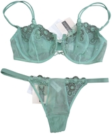 Thumbnail for your product : La Perla Light Green And Lace Set.