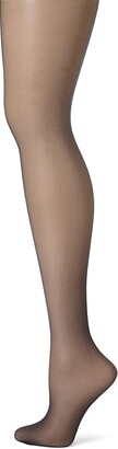 Hanes Women's Control Top Sheer Toe Silk Reflections Panty Hose (Classic Navy) Hose