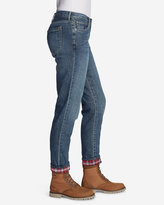 Thumbnail for your product : Eddie Bauer Women's Boyfriend Flannel-Lined Jeans