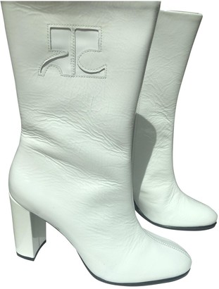 courreges white boots