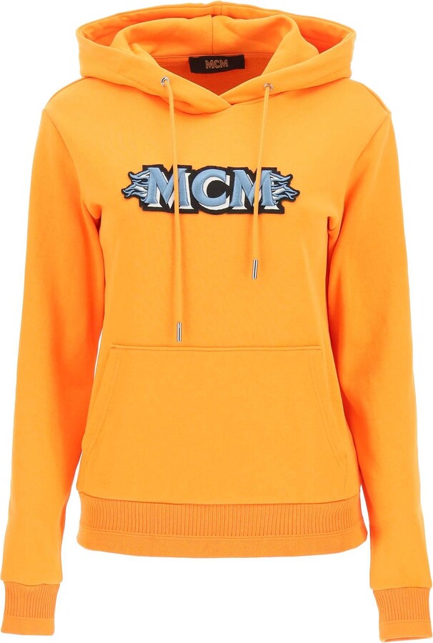 MCM Logo Embroidery Hoodie - ShopStyle