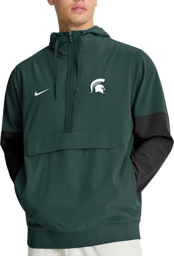 Nike Men's Michigan State Spartans Pro Green Gameday Anorak Jacket, Small