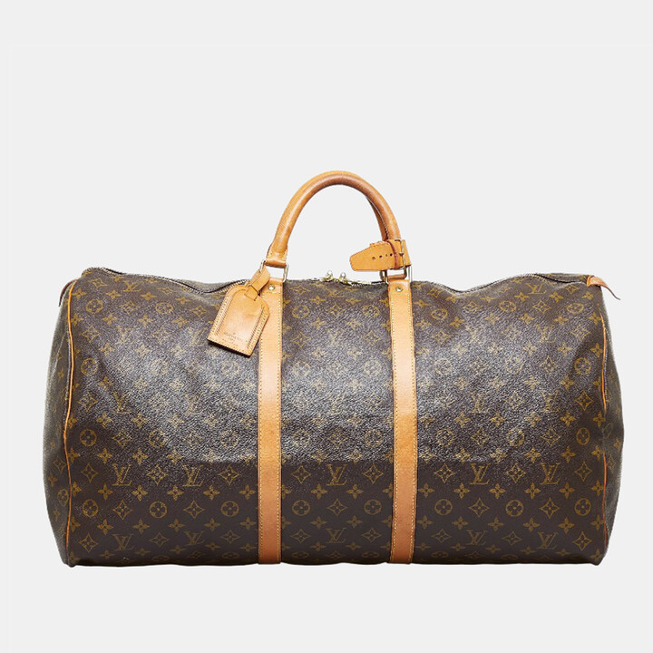 Louis Vuitton Keepall Bandouliere Bag Monogram Canvas 60 - ShopStyle