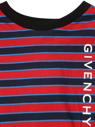 Givenchy Striped Long Sleeve Cotton T-shirt