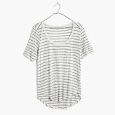 Thumbnail for your product : Madewell Anthem Scoop Elbow-Sleeve Tee in Gabriel Stripe
