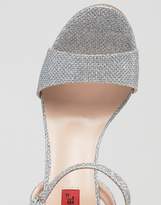 Thumbnail for your product : London Rebel Barely There Glitter Heeled Sandal