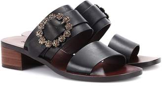 See by Chloe Embellished leather sandals