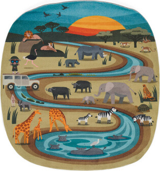 TJMAXX 4X4 Scatter Rug, Polyester