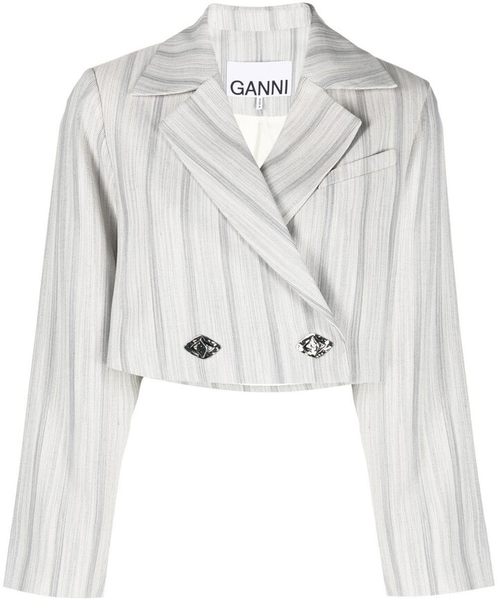 Ganni Gray Women's Jackets | ShopStyle