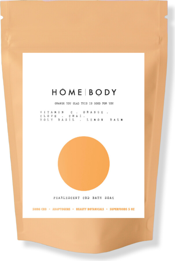 Orange You Glad This Is Good for You Pearlescent CBD Bath Bomb Soak