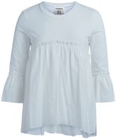 Thumbnail for your product : Semi-Couture Maglia Semicouture Abel Con Fascia Rouches Bianca