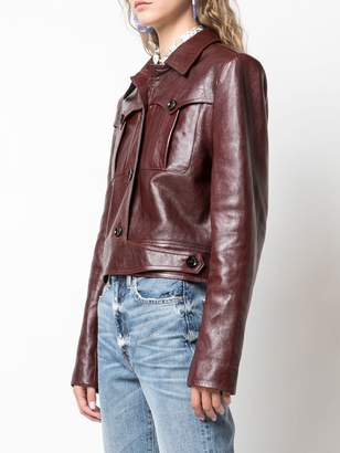 Magda Butrym leather jacket