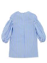 Thumbnail for your product : Stella Jean Rooster Striped Cotton Poplin Dress