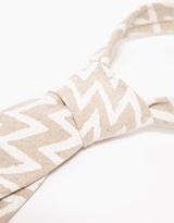 Thumbnail for your product : The Hill-Side Cotton Linen Zig Zag Tie