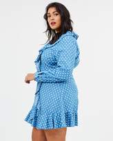 Thumbnail for your product : Polka Dot Wrap Tea Dress