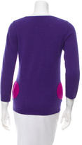 Thumbnail for your product : Lisa Perry Cashmere Rib Knit-Trimmed Sweater