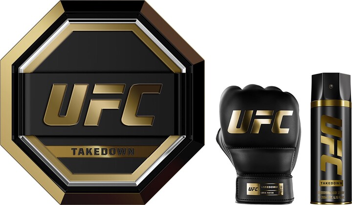 UFC Takedown by for Men - 2 Pc Gift Set 3.4oz EDP Spray 6.8oz Body Spray