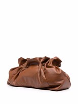 Thumbnail for your product : Alberta Ferretti Ruched Buckle Shoulder Bag