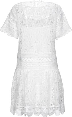 Alberta Ferretti Short Dress White
