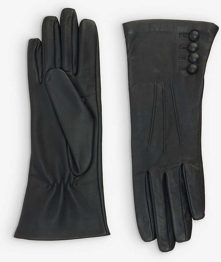 Dents Natalie touchscreen leather gloves ShopStyle