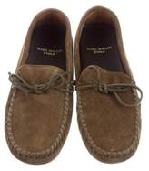 Thumbnail for your product : Etoile Isabel Marant Suede Round-Toe Moccasins