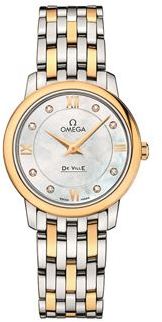 Omega De Ville Prestige Quartz Mother of Pearl Watch