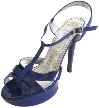 Free Lance \N Blue Leather Sandals