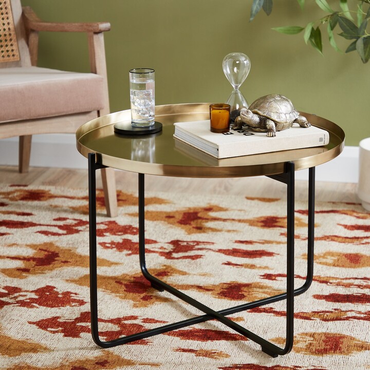 Dunelm Tiana Coffee Table Metallic Effect Gold ShopStyle