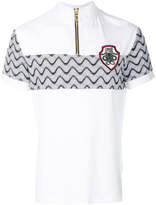 Thumbnail for your product : Class Roberto Cavalli zipped neck T-shirt