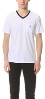 Thumbnail for your product : The Kooples Contrast V Neck Tee