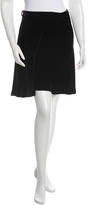 Thumbnail for your product : Alexander Lewis Velvet High-Waist Shorts w/ Tags