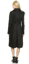 Thumbnail for your product : Vera Wang Collection Long Sleeve Cutaway Coat