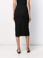 Thumbnail for your product : Fendi FF motif knitted skirt