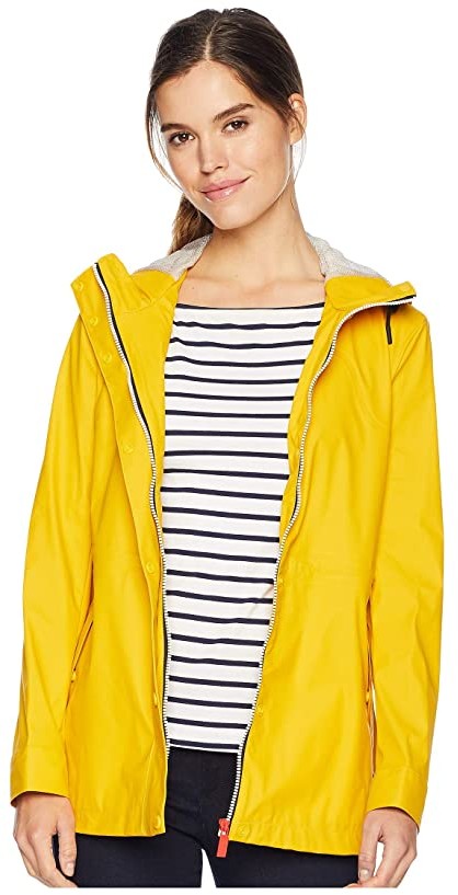 hunter lightweight rubberised olive rain mac