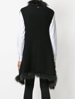 Thumbnail for your product : Liu Jo knitted fur vest