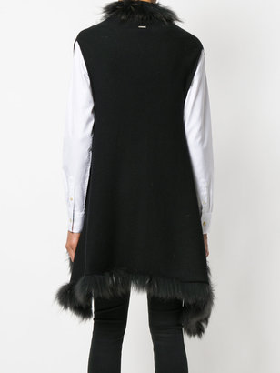 Liu Jo knitted fur vest