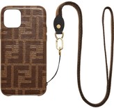 Thumbnail for your product : Fendi FF motif iPhone 11 Pro case