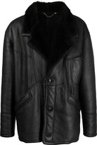 Thumbnail for your product : A.N.G.E.L.O. Vintage Cult 1980s Shearling-Lined Leather Coat