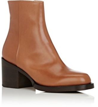 Dries Van Noten Women's Side-Zip Ankle Boots-TAN